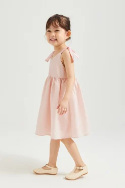 Mini Textured V-Neck Dress