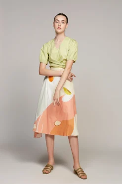 Morning Asymmetrical Midi Skirt