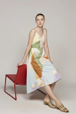 Morning Cotton Midi Dress
