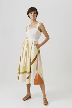 Mountains Cotton Tent Dress