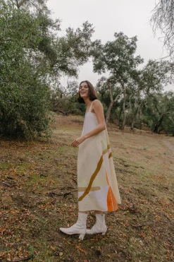 Mountains Cotton Tent Dress