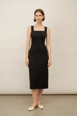 Mulberry Silk Fitted Dress