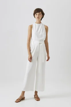 One-Shoulder Pleat Top
