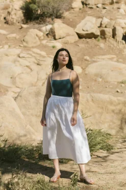 Organic Cotton Gathered Skirt