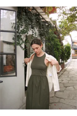 Organic Cotton Jersey Tank Dress