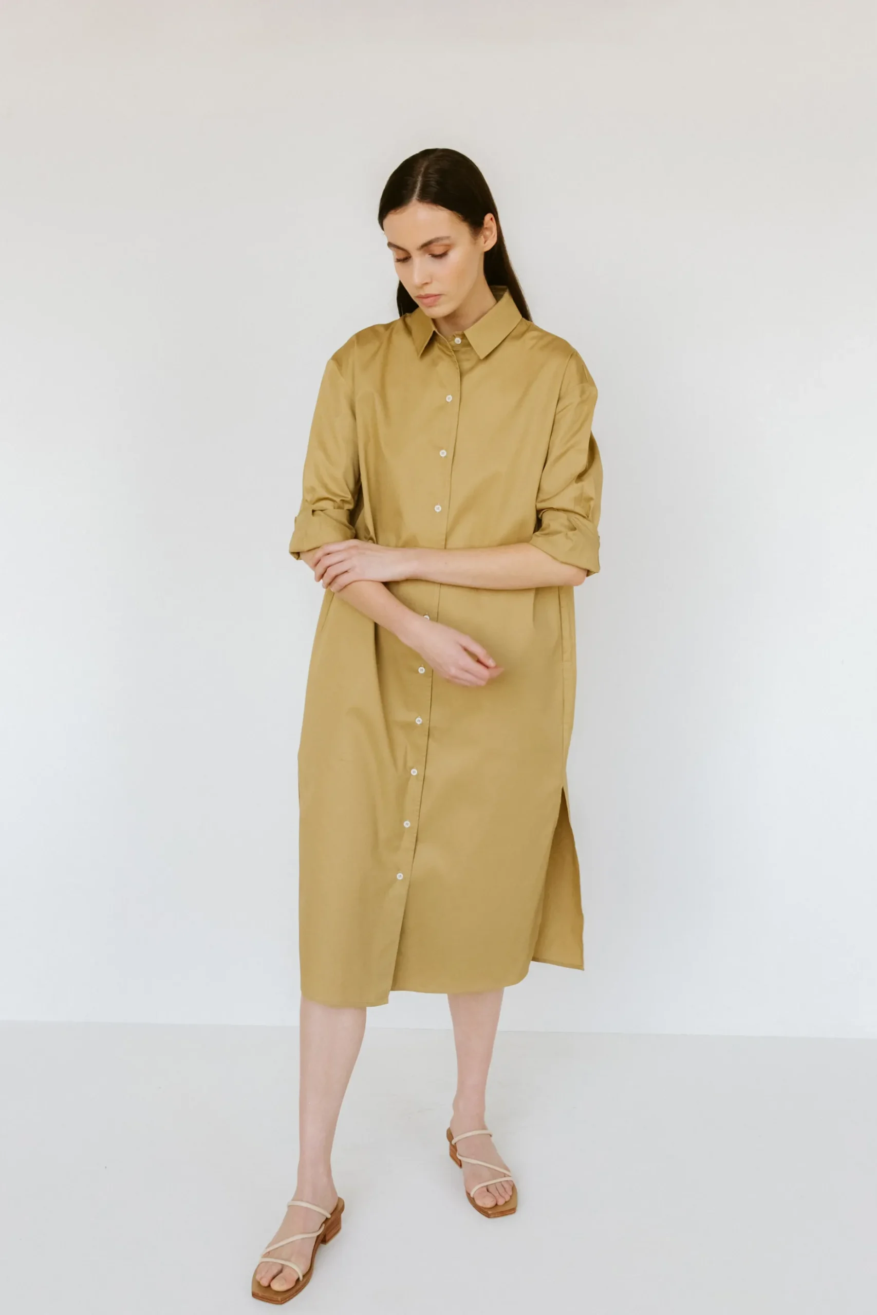 Organic Cotton Oversized Shirt Dress