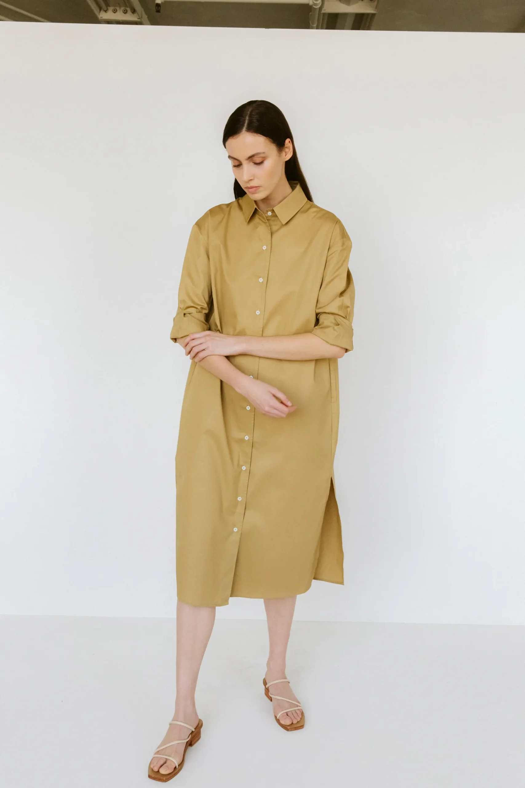 Organic Cotton Oversized Shirt Dress