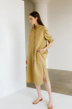 Organic Cotton Oversized Shirt Dress