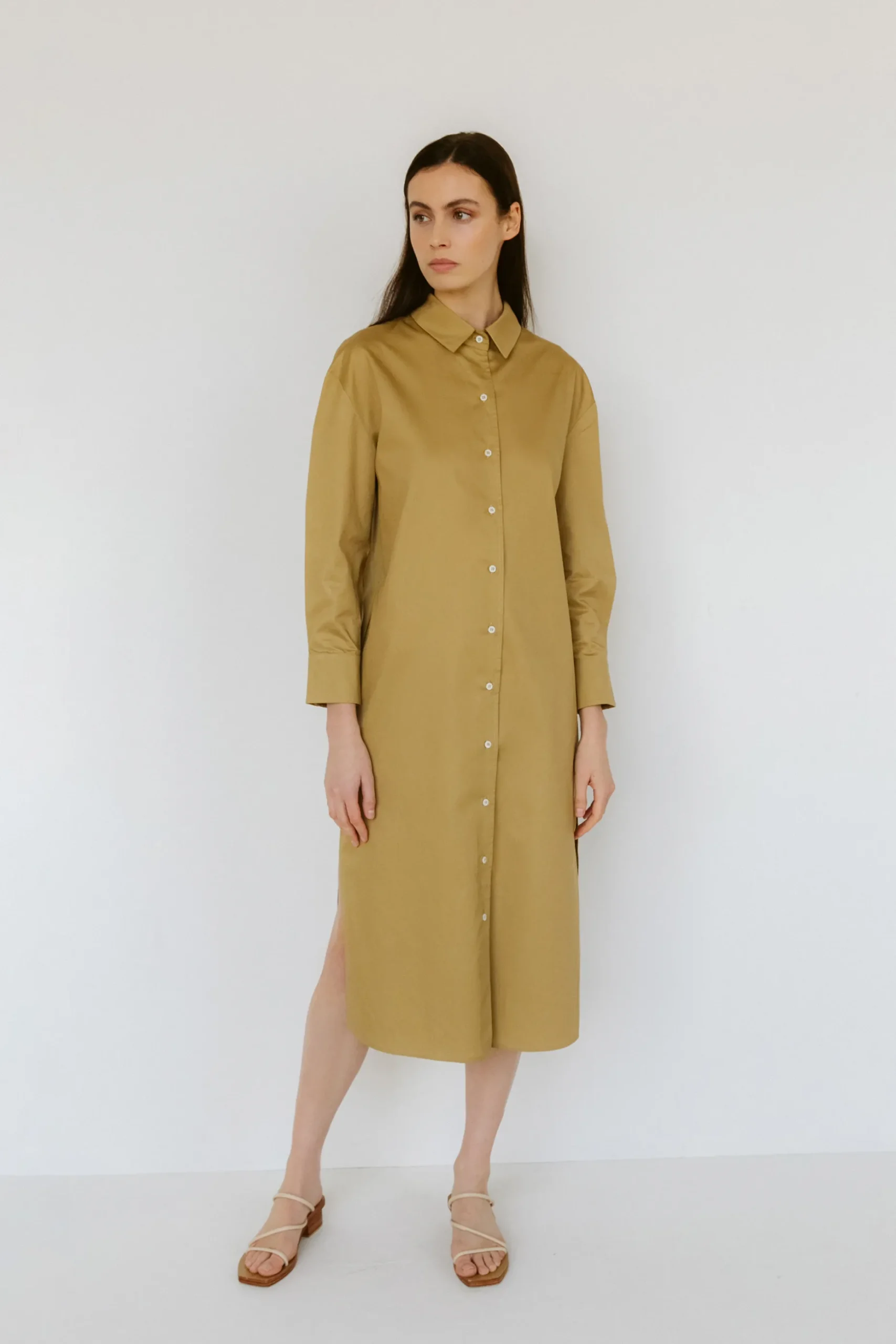 Organic Cotton Oversized Shirt Dress