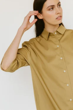 Organic Cotton Oversized Shirt Dress