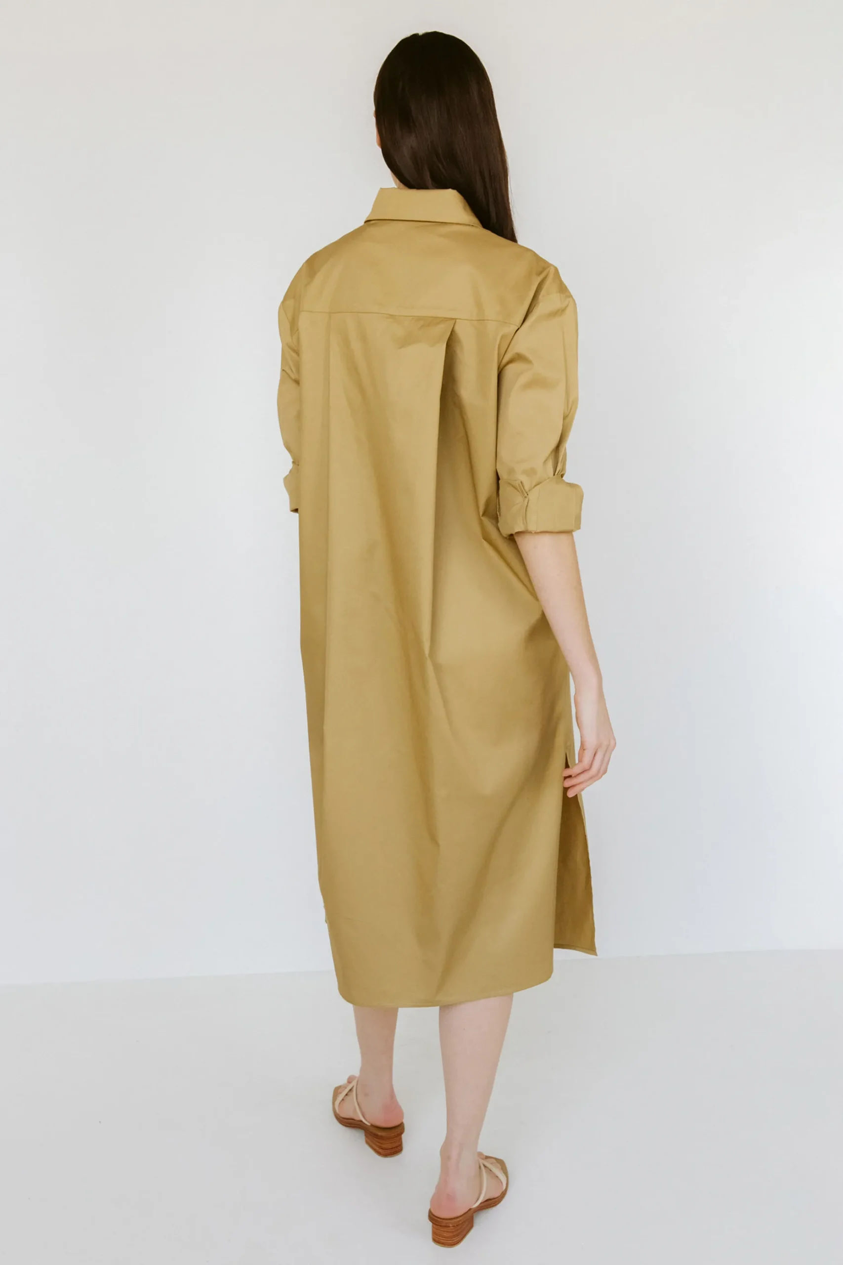 Organic Cotton Oversized Shirt Dress
