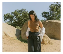 Organic Cotton Pleat Culottes