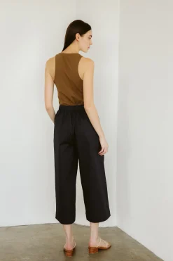 Organic Cotton Pleat Culottes