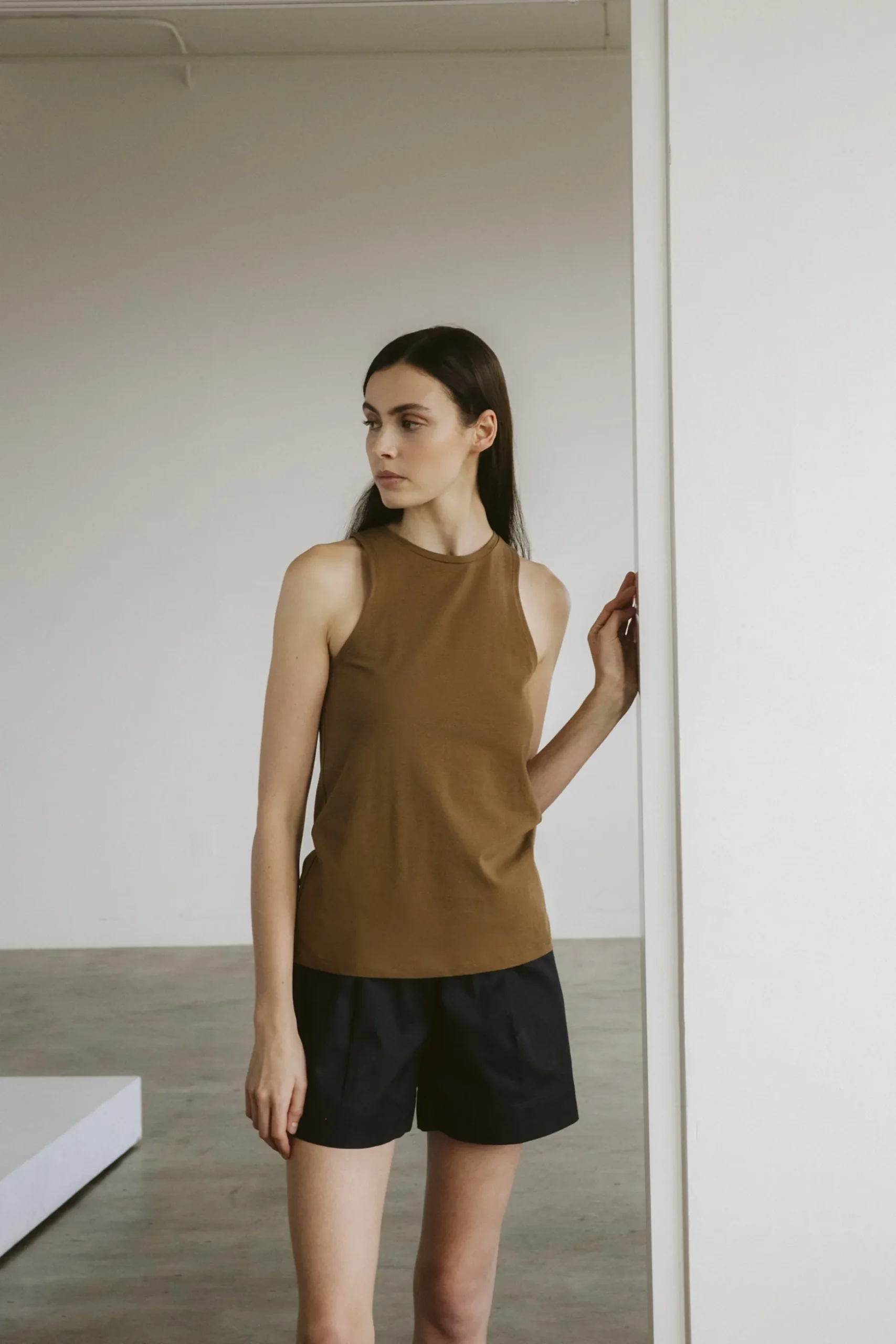 Organic Jersey Sleeveless Tank
