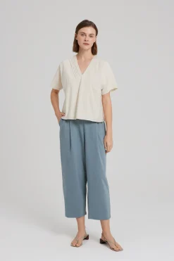 Pintuck Rayon Top