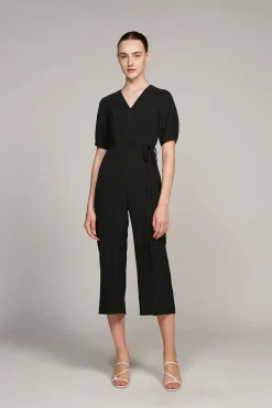 Pleat Sleeve Jumpsuit