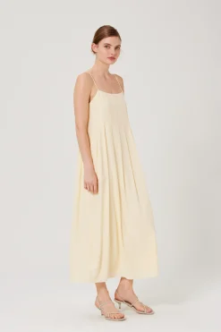 Pleated Tent Dress