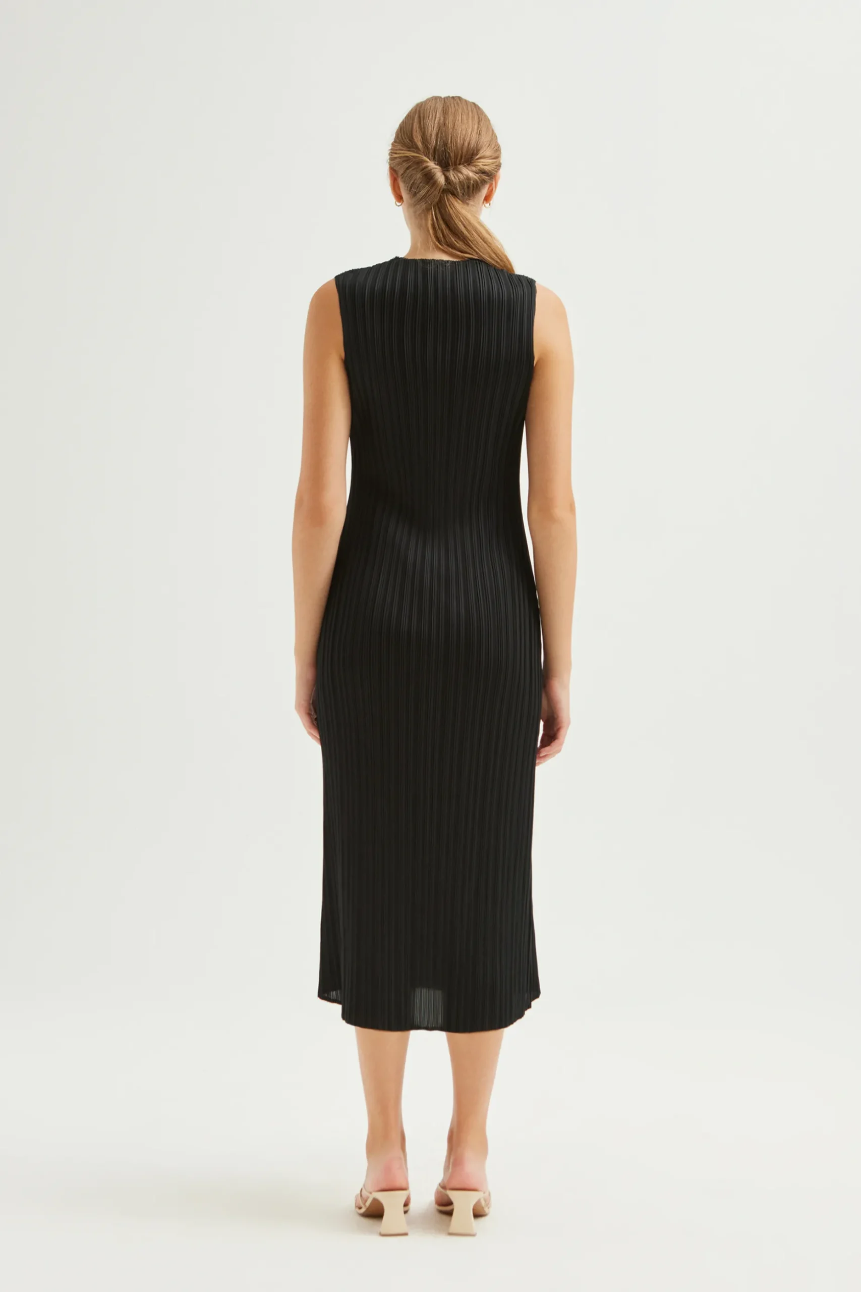 Plissé Pleated Dress