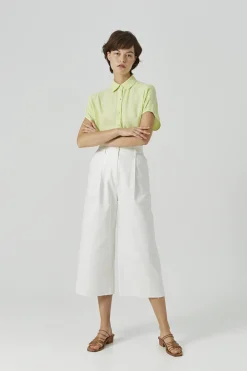 Raw Hem Culottes