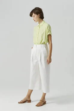 Raw Hem Culottes