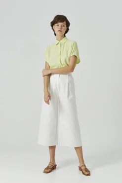 Raw Hem Culottes