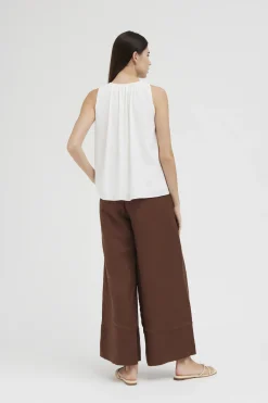 Rayon Gathered Tent Top