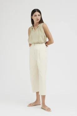 Rayon Gathered Tent Top