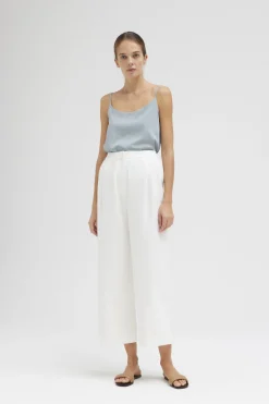 Rayon Gathered-Back Slip Cami