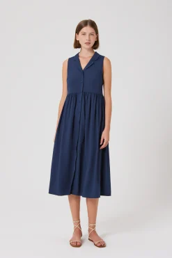 Rayon Midi Dress