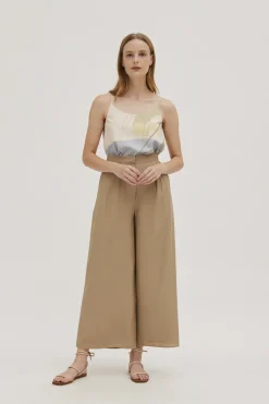 Rayon Wide-legged Pants