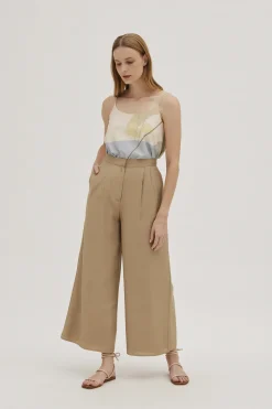 Rayon Wide-legged Pants