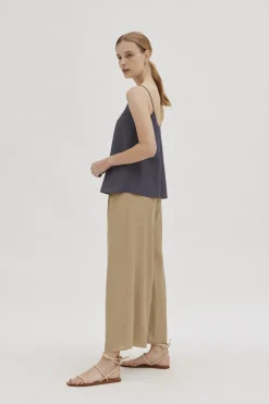 Rayon Wide-legged Pants