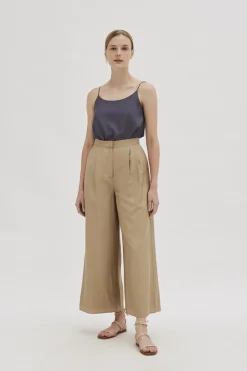 Rayon Wide-legged Pants