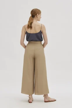 Rayon Wide-legged Pants