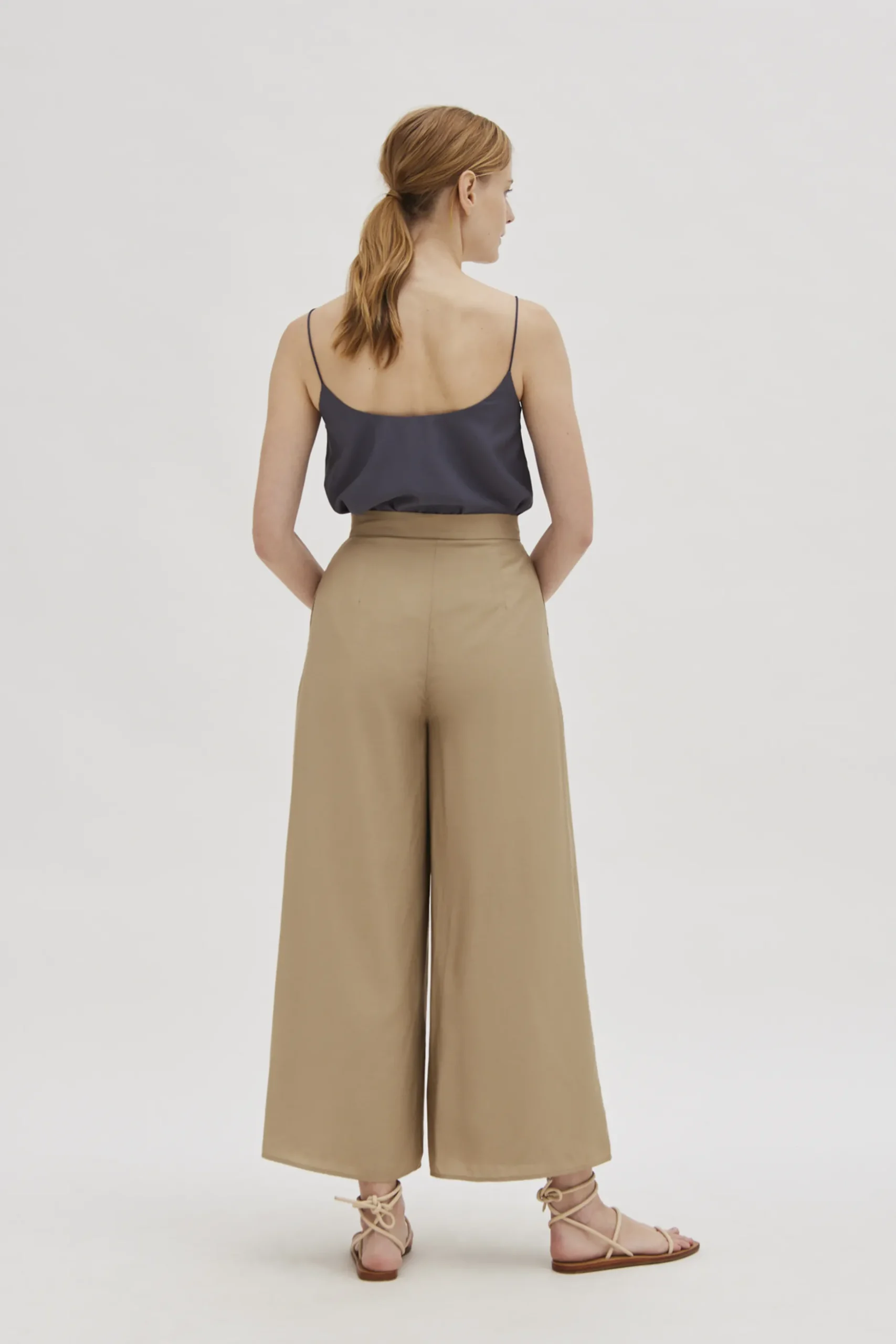 Rayon Wide-legged Pants