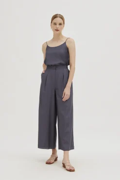 Rayon Wide-legged Pants