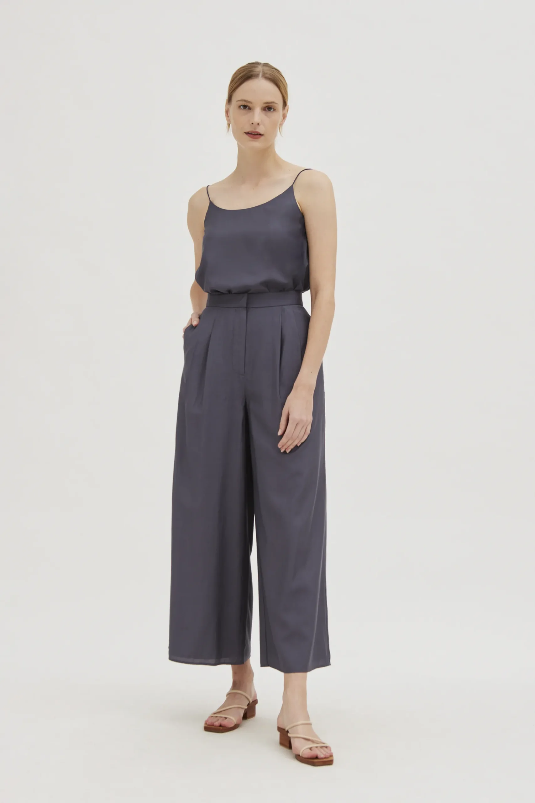 Rayon Wide-legged Pants