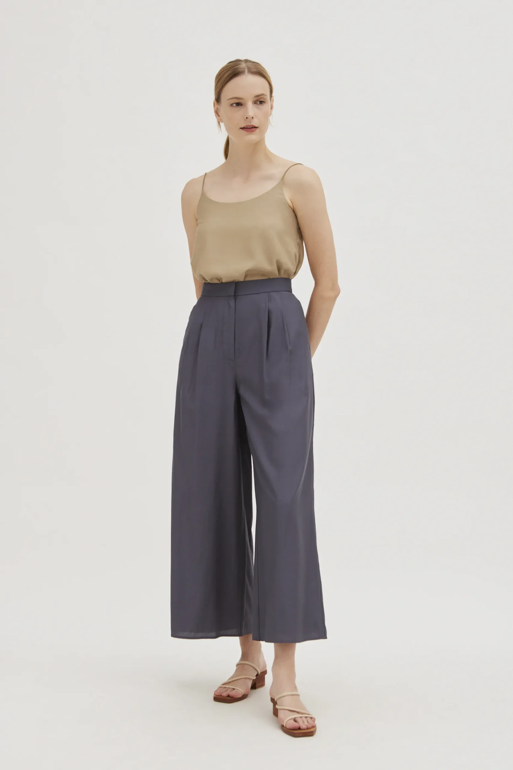 Rayon Wide-legged Pants