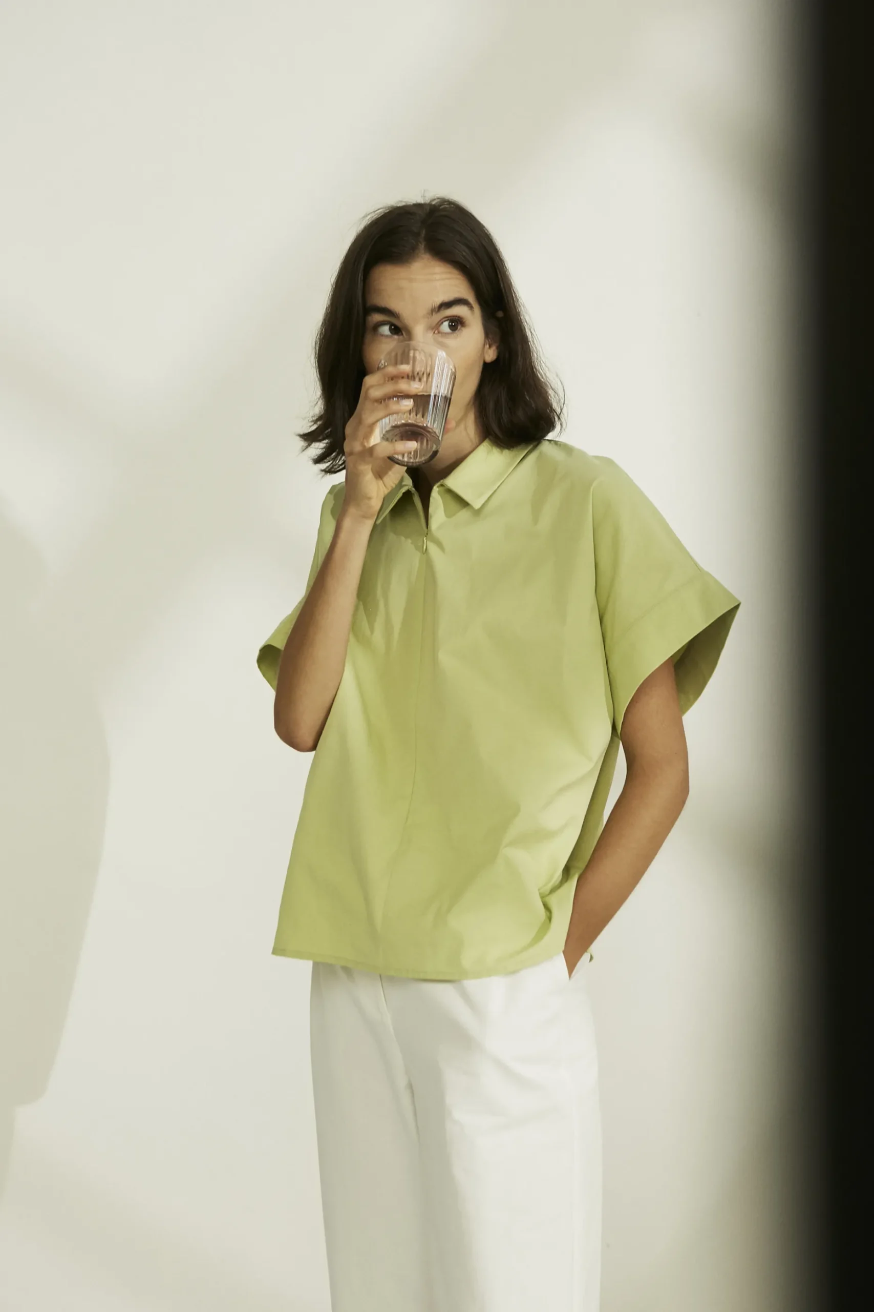 Relaxed Collared Shirt