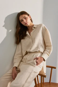 Relaxed Full-Length Linen Pants