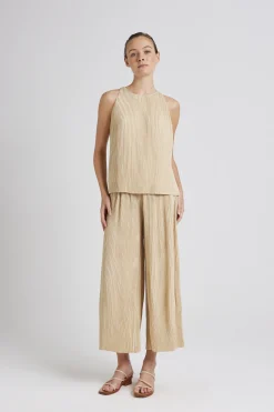 Relaxed Pleated Pants