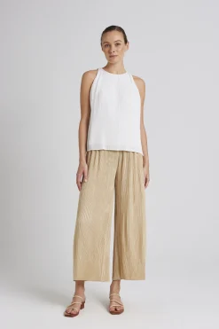 Relaxed Pleated Pants