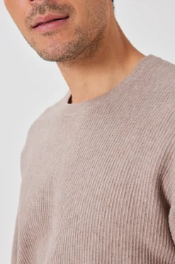 Relaxed Ribbed Knit Jumper