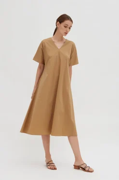 Relaxed V-Neck Dress