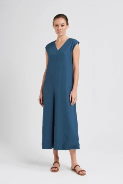 Relaxed V-Neck Jumpsuit