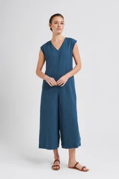 Relaxed V-Neck Jumpsuit