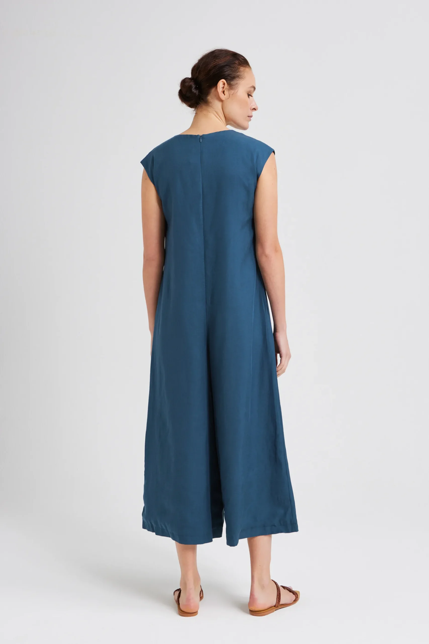 Relaxed V-Neck Jumpsuit