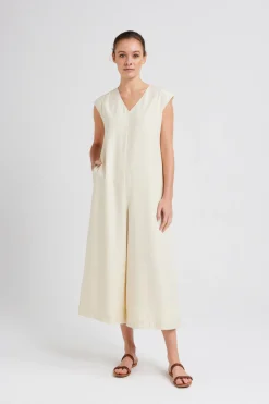 Relaxed V-Neck Jumpsuit