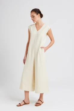 Relaxed V-Neck Jumpsuit