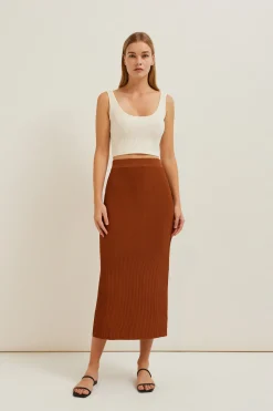 Ribbed Knit Crop Top